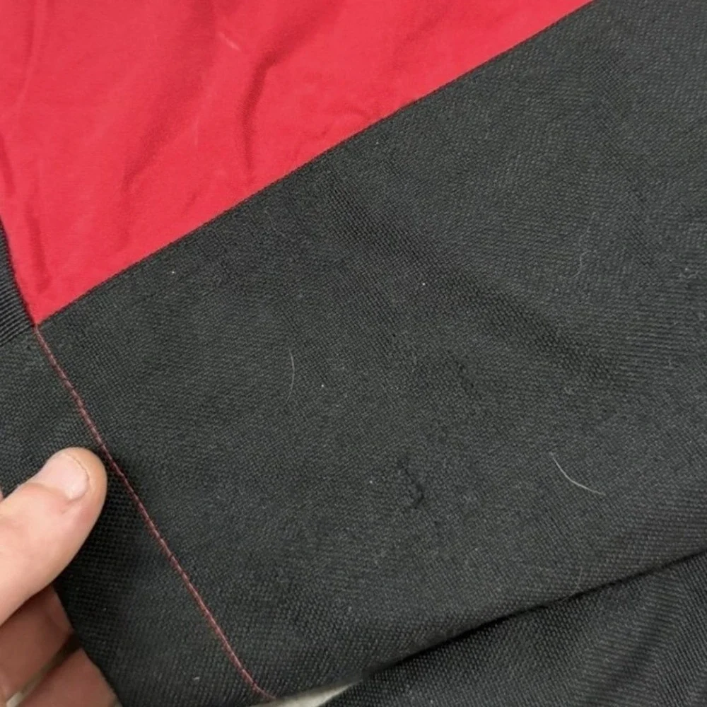 The North Face Extreme Gear Ski Pants Red Black Vintage Mens Snow Trousers‎ 90s